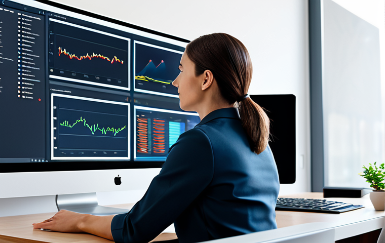 A calm professional, fully clothed in a modest business casual outfit, sitting at a sleek, minimalist desk in a bright, modern office. The individual is focused on a large, high-resolution monitor displaying intuitive dashboards and organized digital workspaces. There's a sense of serenity and control, with a subtle glow from the screens hinting at efficient AI-driven assistance. The background is clean and uncluttered, suggesting an optimized workflow. Perfect anatomy, correct proportions, natural pose, well-formed hands, proper finger count, natural body proportions, professional photography, high quality, safe for work, appropriate content, family-friendly.