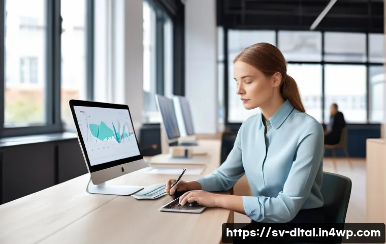 디지털 도구의 사용자 교육 및 훈련 방안 - **Prompt 1: Empowered Professional Navigating Digital Tools with AI Assistance**
"A diverse fema...